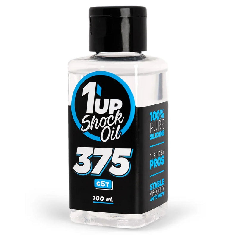 1UP Racing Pure Silicone Shock Oil - 100ml - 375cSt/32wt 100375