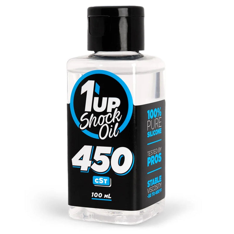 1UP Racing Pure Silicone Shock Oil - 100ml - 450cSt/36.25wt 100450