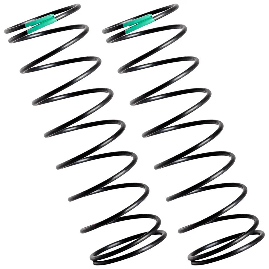 1UP Racing X-Gear 13mm Buggy Rear Springs – 2X Hard 9.25T Green – Made in Japan (10526)
