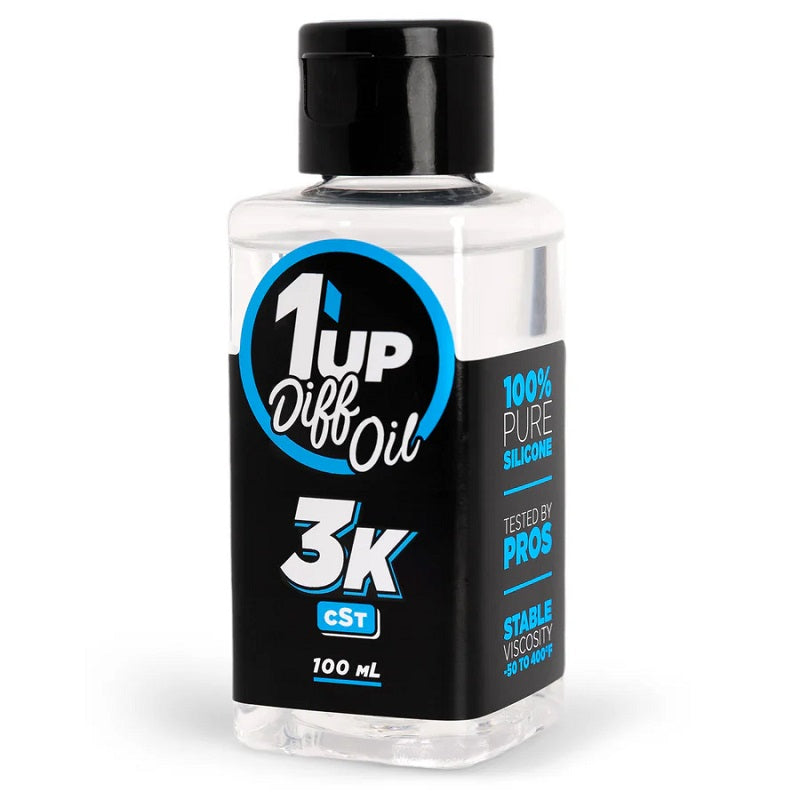 1UP Racing Pure Silicone Diff Oil - 100ml - 3,000cSt 110003