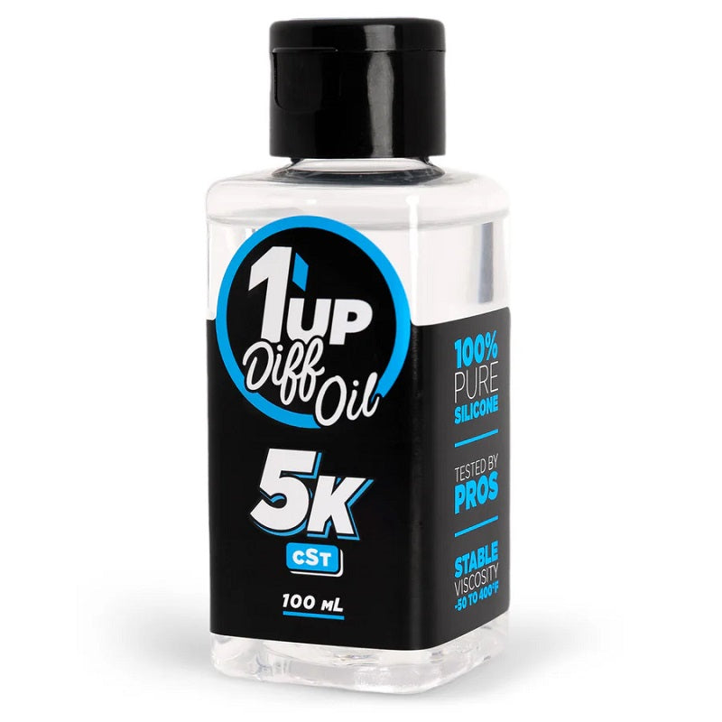 1UP Racing Pure Silicone Diff Oil - 100ml - 5,000cSt 110005