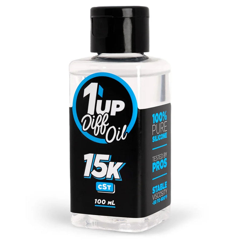 1UP Racing Pure Silicone Diff Oil - 100ml - 15,000cSt 110015