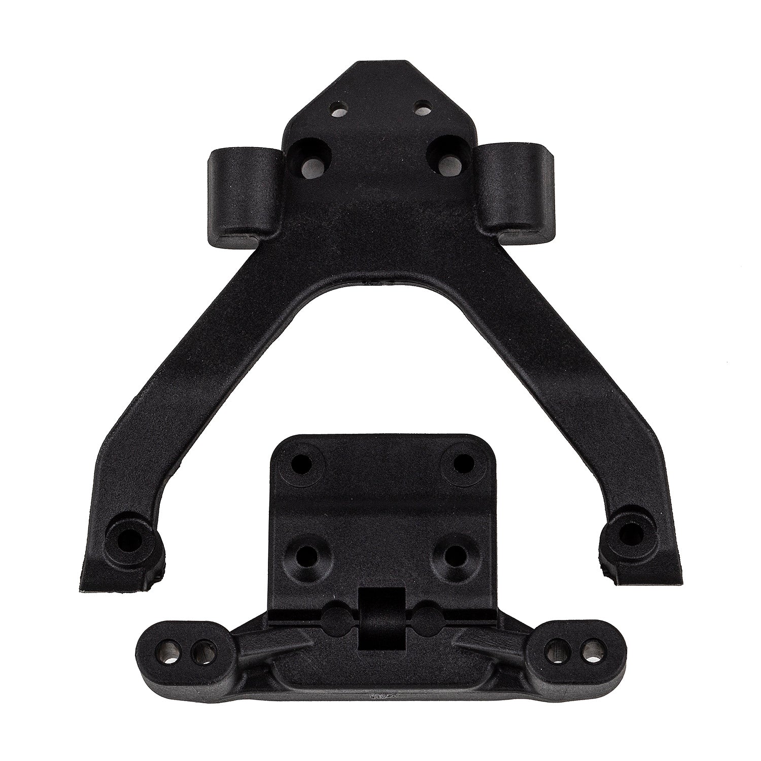 Team Associated RC10B6.4 Front Top Plate and Ballstud Mount Angled Replacement