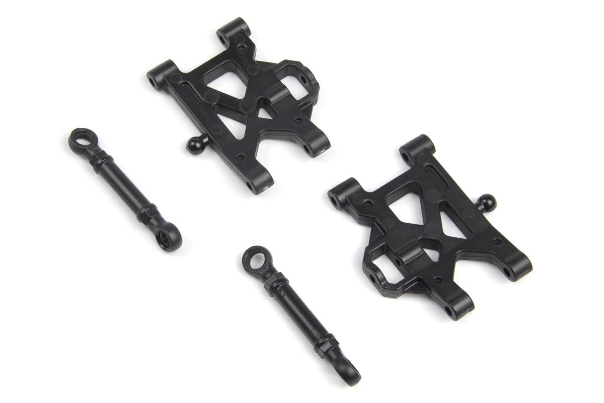 BlackZon Front Upper Link and Lower Suspension Arm Set