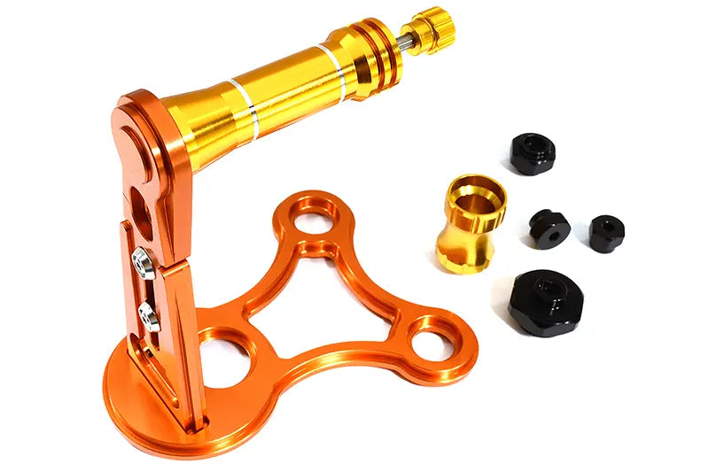 Integy Universal Tire Balancer for 1/5 1/8 & 1/10 Vehicles w/ 12mm 14mm 17mm & 24mm Hex C25884ORANGE