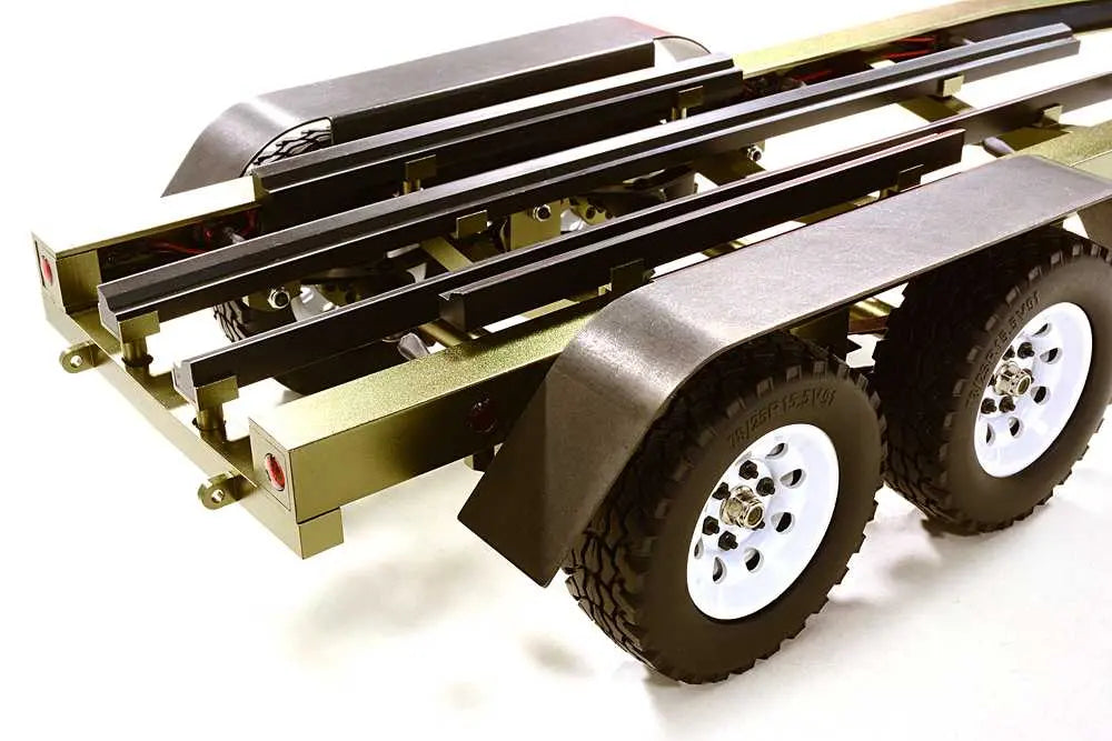 Integy Machined Alloy Dual Axle Boat Trailer Kit for 1/10 Scale RC (Gunmetal)
