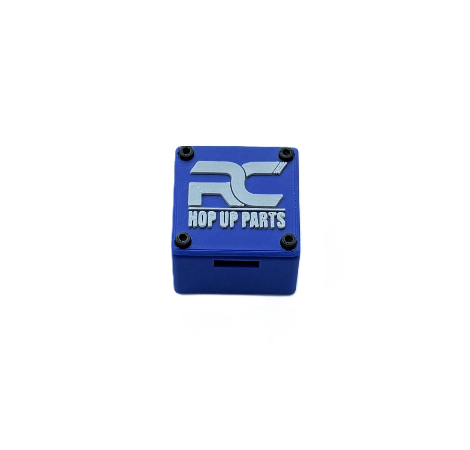 RC Hop Up Parts Large RC Receiver Box Blue, Threaded M3 Inserts and Lid for CEN Racing F450, F250, Sicario