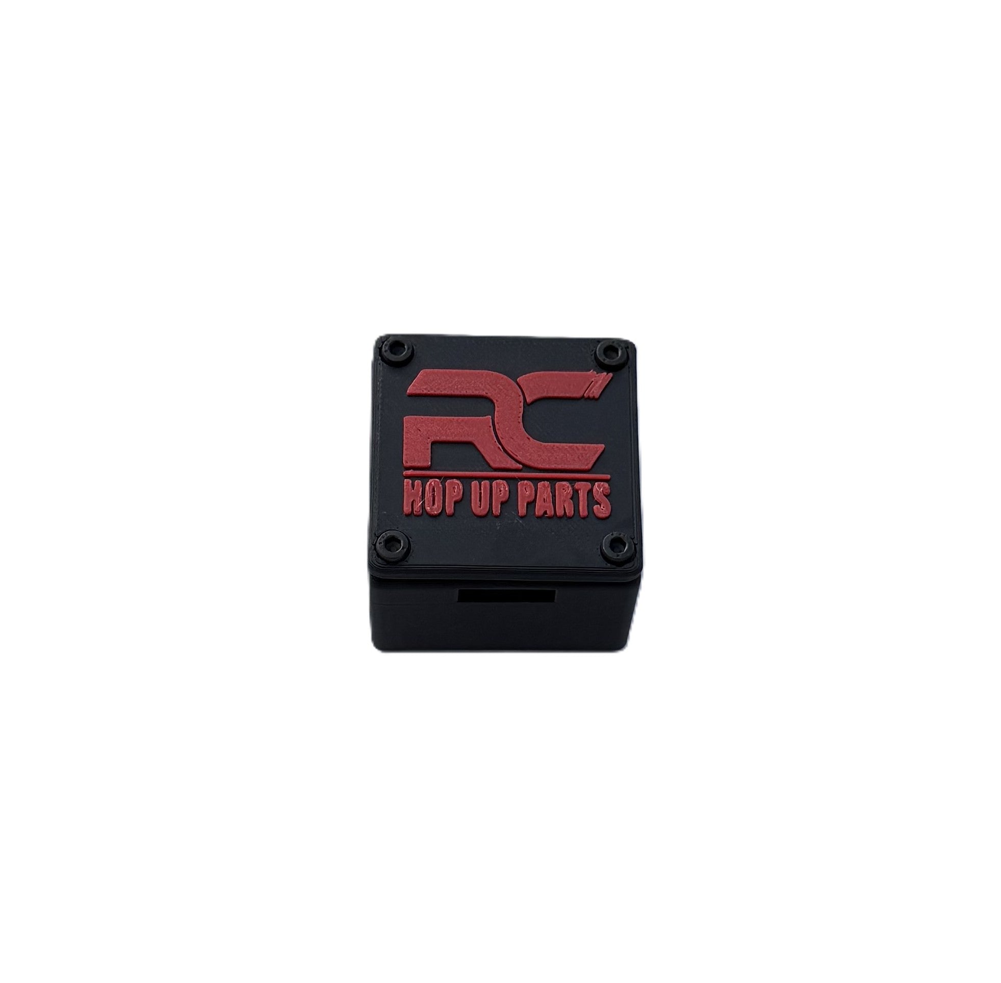 RC Hop Up Parts Large RC Receiver Box Black, Threaded M3 Inserts and Lid for CEN Racing F450, F250, Sicario