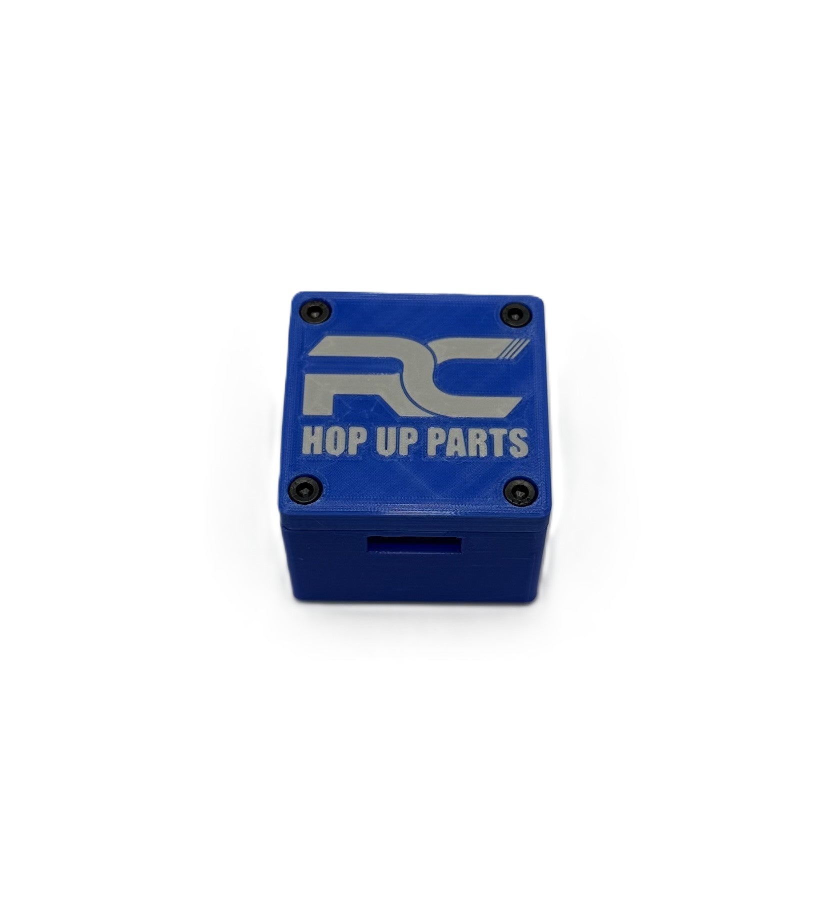 RC Hop Up Parts Large RC Receiver Box Blue, Threaded M3 Inserts and Lid for CEN Racing F450, F250, Sicario