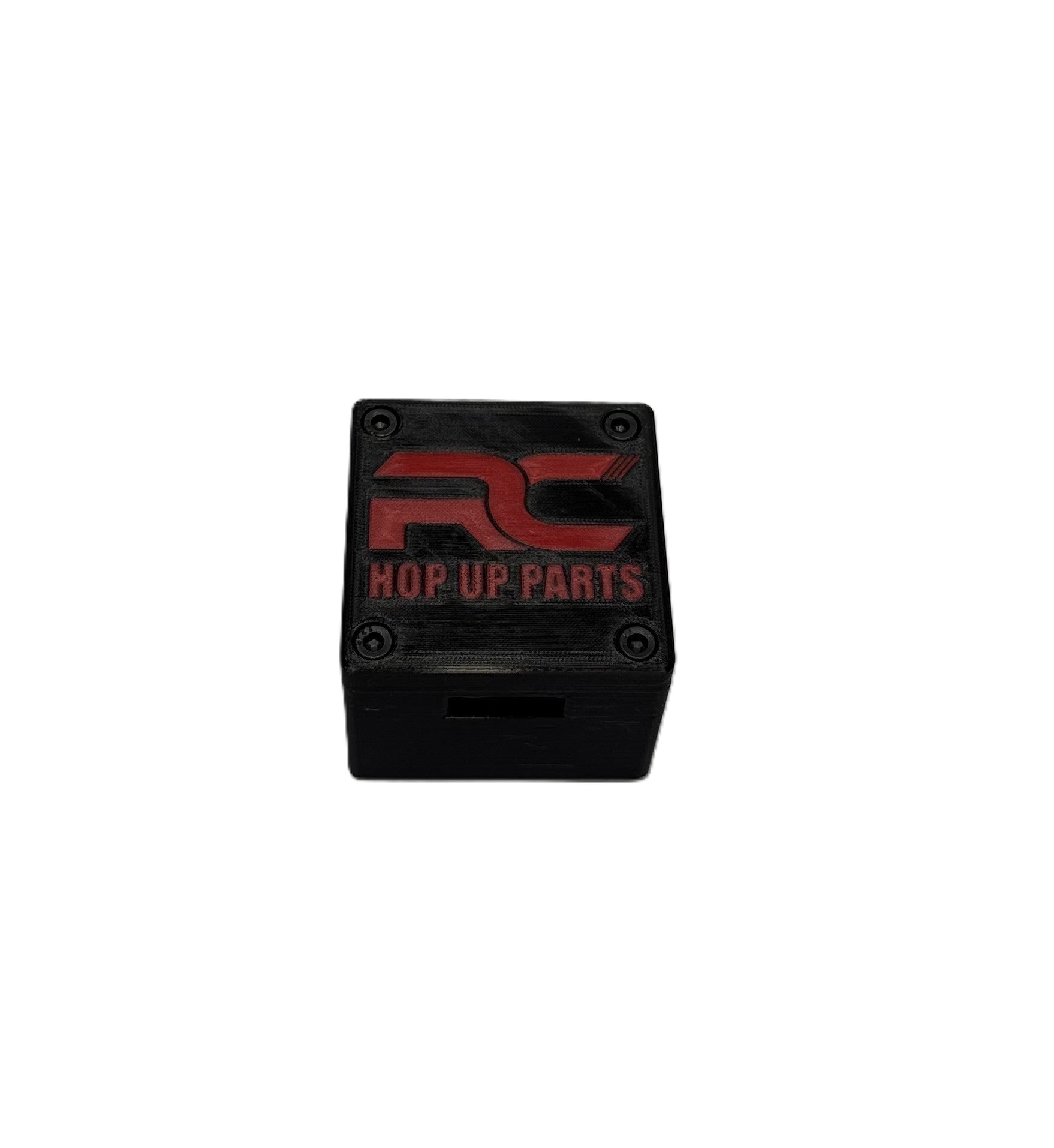 RC Hop Up Parts Large RC Receiver Box Black, Threaded M3 Inserts and Lid for CEN Racing F450, F250, Sicario