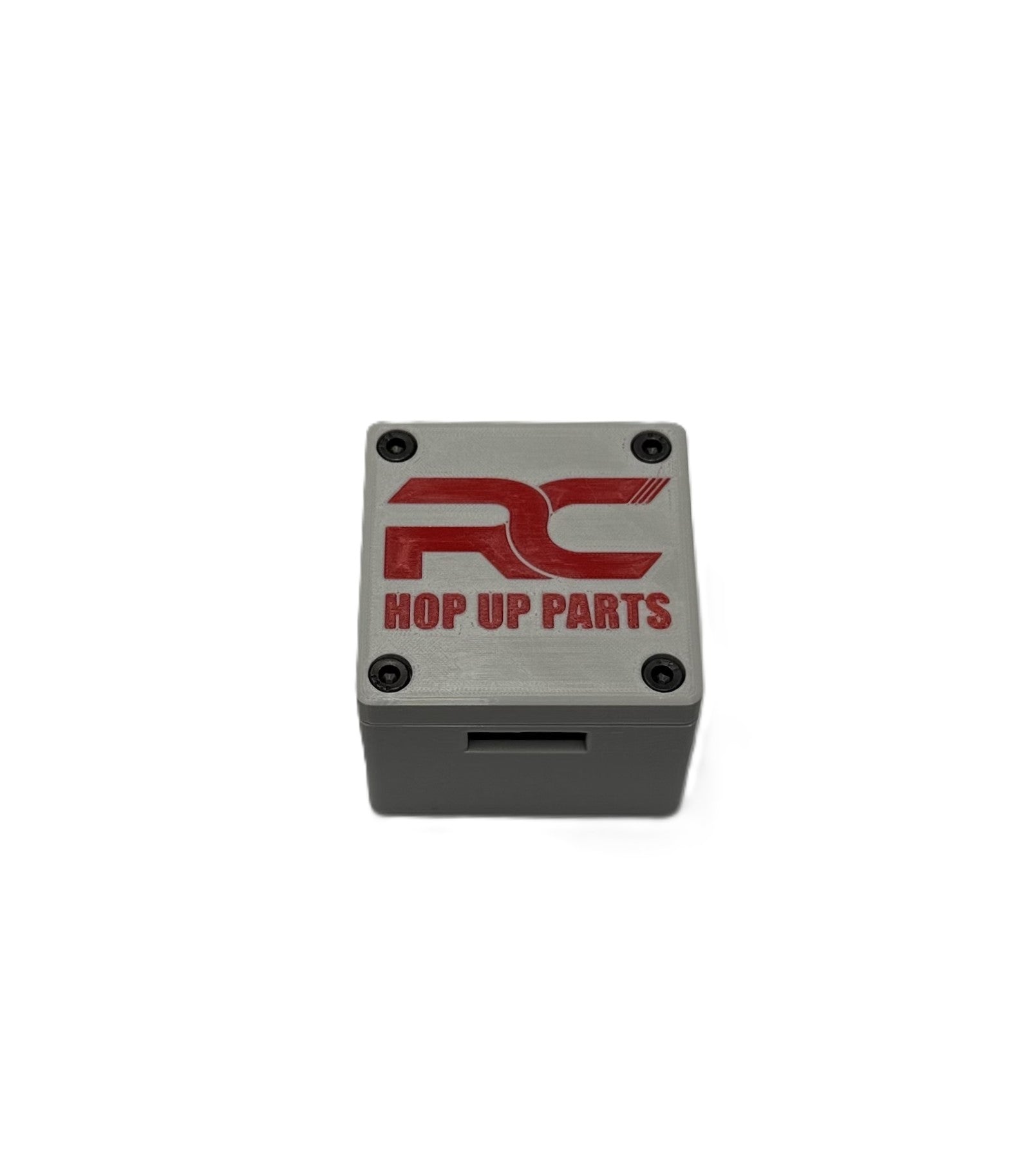 RC Hop Up Parts Large RC Receiver Box Grey, Threaded M3 Inserts and Lid for CEN Racing F450, F250, Sicario