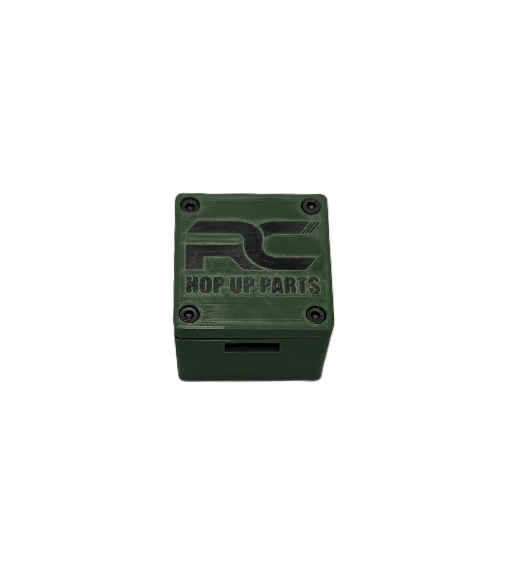 RC Hop Up Parts Green Large RC Receiver Box with Lid for RC Cars and Trucks