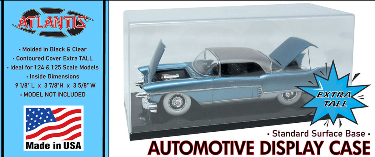 Atlantis Models Auto Display Case 1/24 1/25 Tall Standard Base 1013