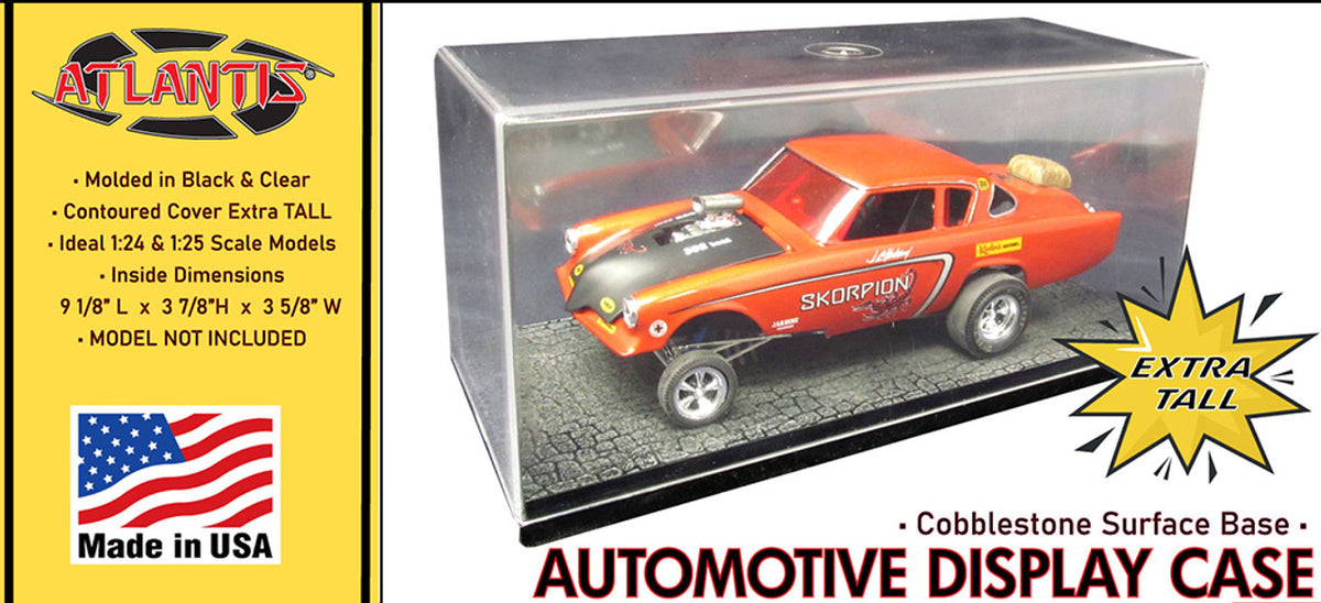 Atlantis Models Auto Display Case 1/24 1/25 Cobblestone Street Base 1014