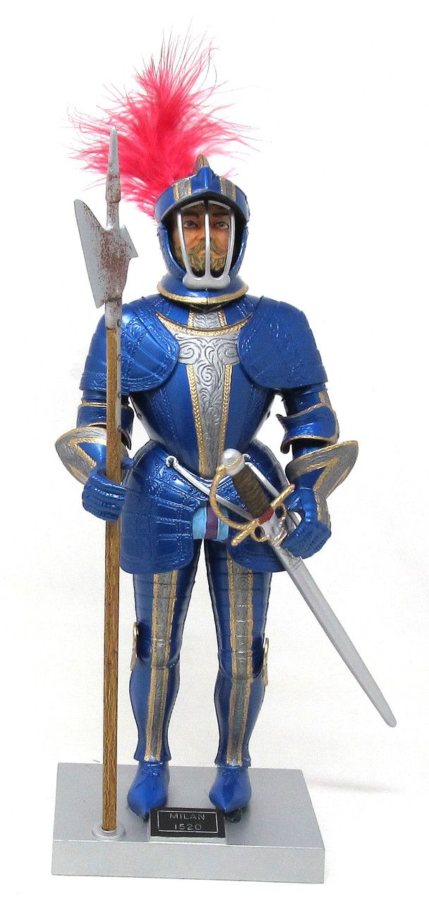 Atlantis Models 1/8 Blue Knight of Milan Plastic Model Figure Kit