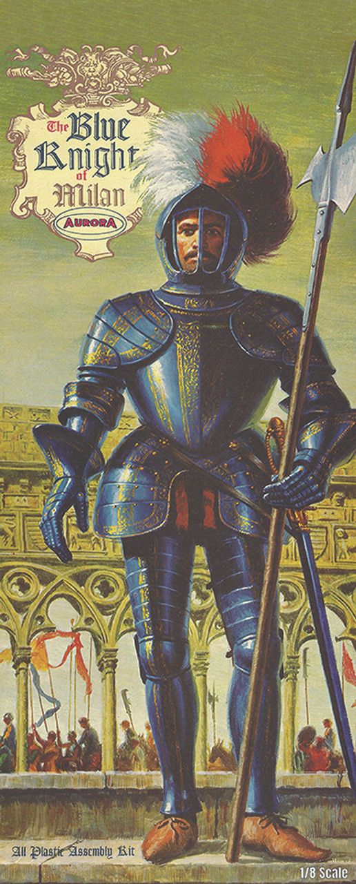 Atlantis Models 1/8 Blue Knight of Milan Plastic Model Figure Kit