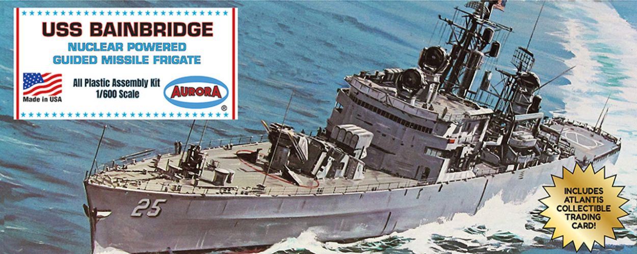 Atlantis Models 1/600 USS Bainbridge Plastic Model Ship Kit