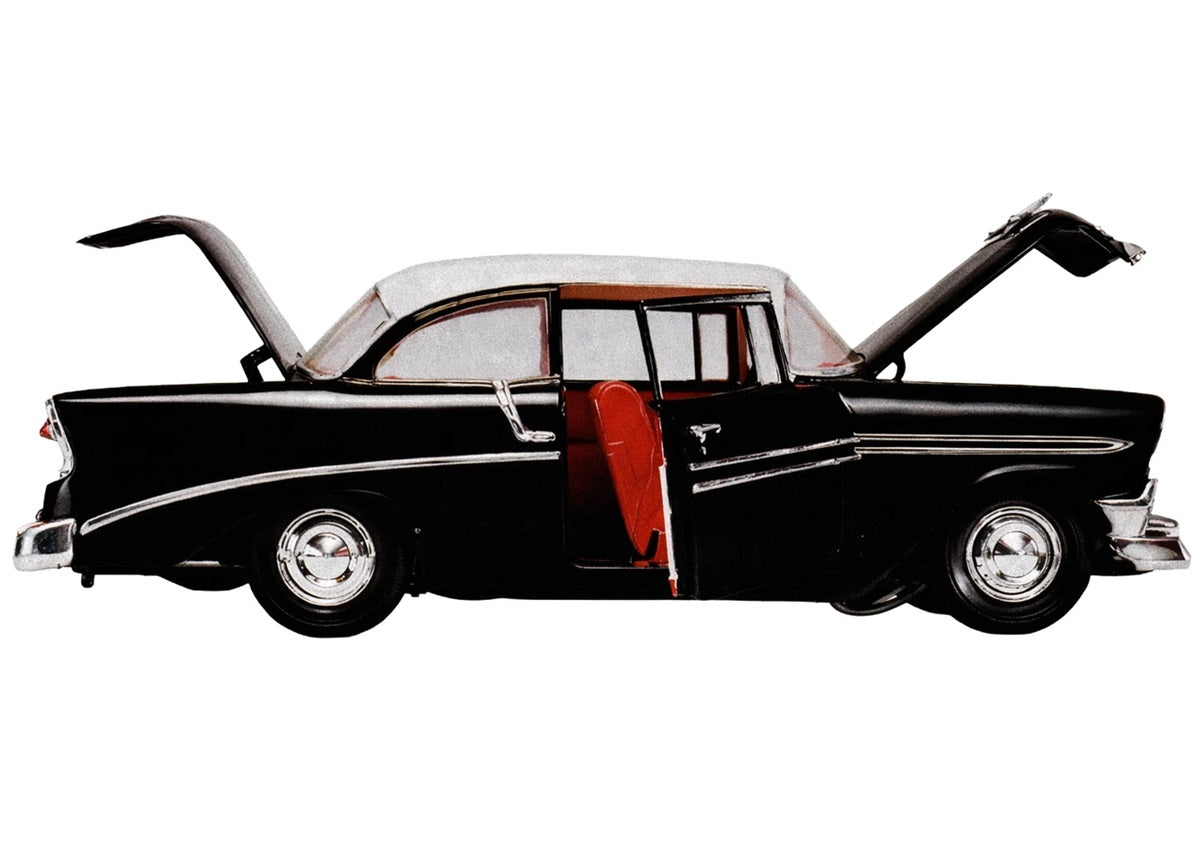 Atlantis Models 1:25 US Route 66 1956 Chevrolet V-8 Plastic Model Kit