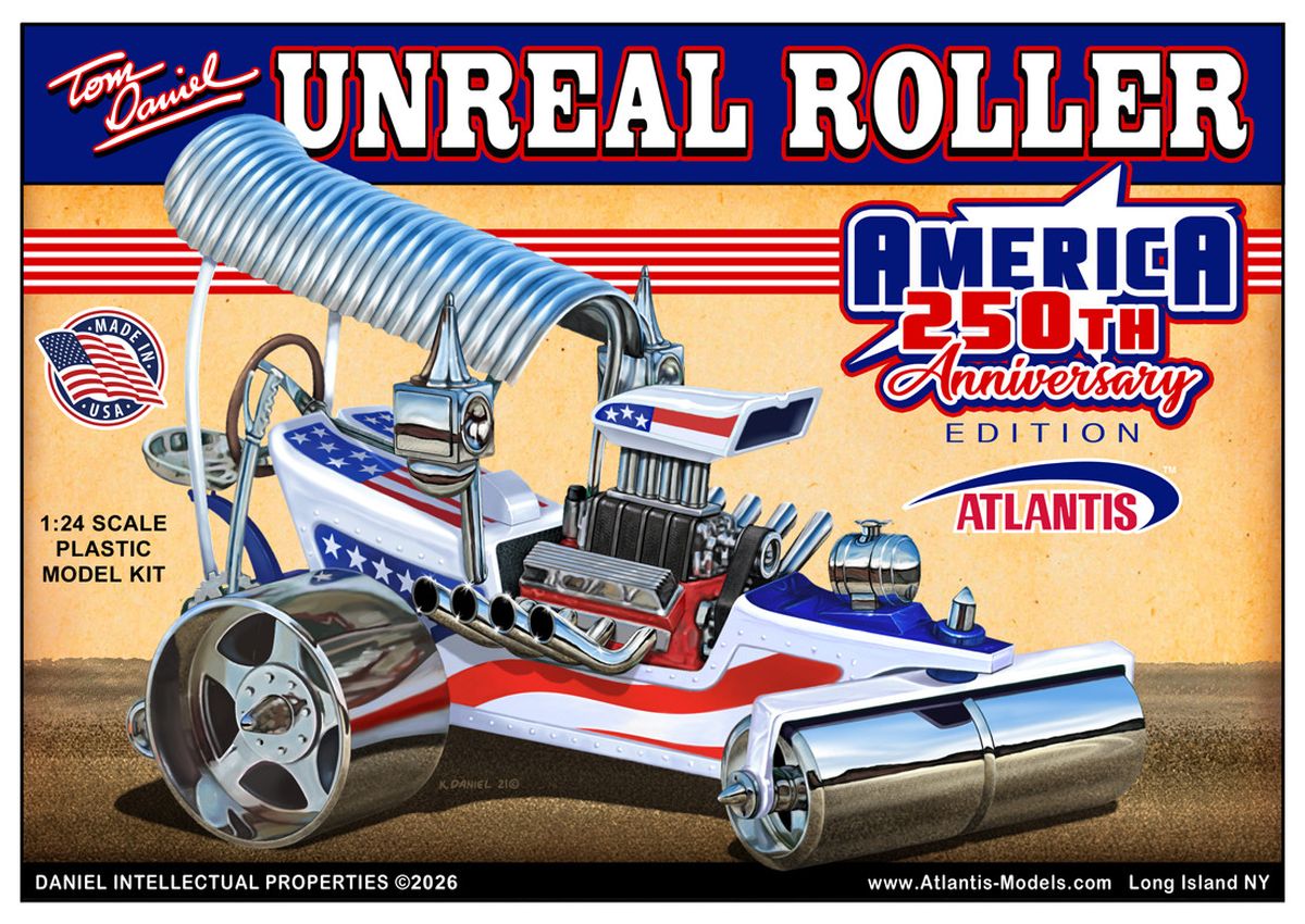 Atlantis Models 1/24 Tom Daniel Unreal Roller America 250th Anniversary Show Rod Kit