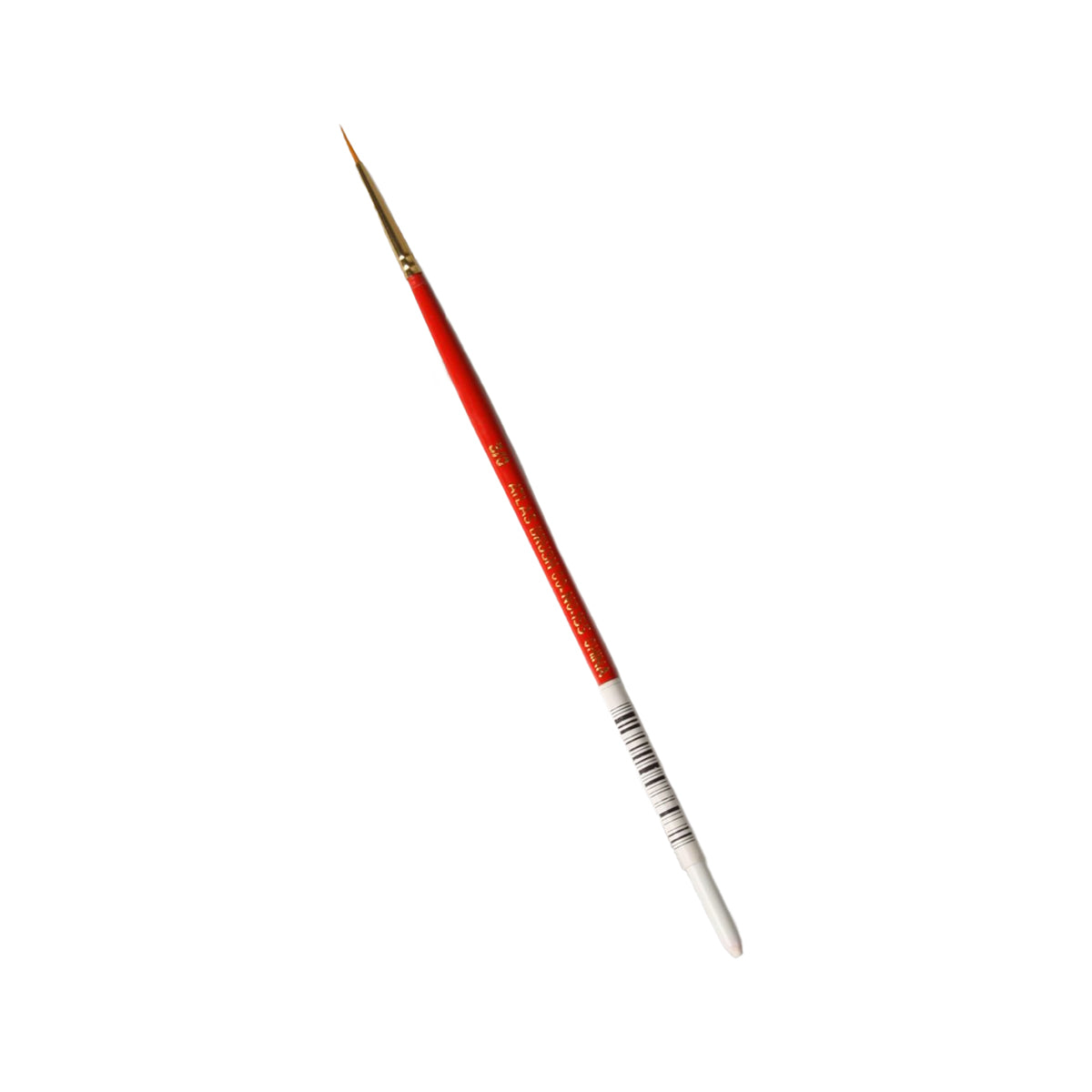 Atlas Brushes Golden Taklon Round Brush, Size 5/0