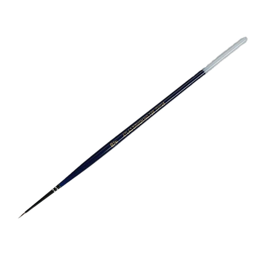 Atlas Brushes Red Sable Round Brush, Size 1/0