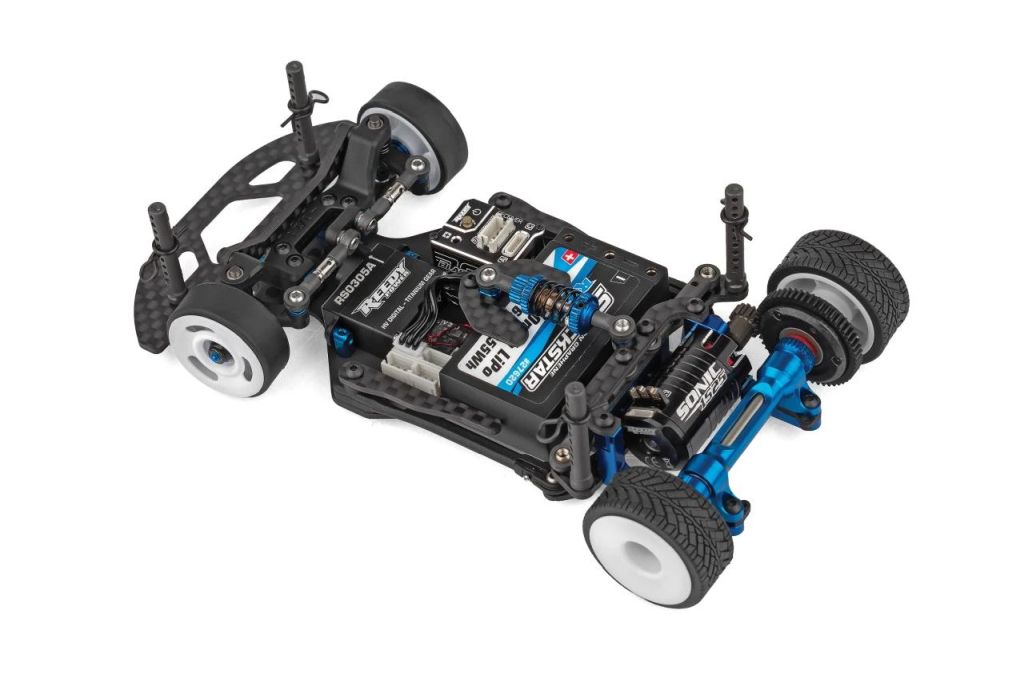 Team Associated RC28R.1 Team Kit – 1/28 2WD Electric On-Road Pan Car Kit with Radbody Mako X2 Body