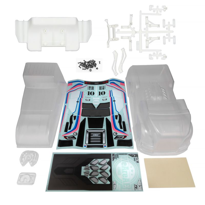 Team Associated 6x6 Body Set, Clear 31954
