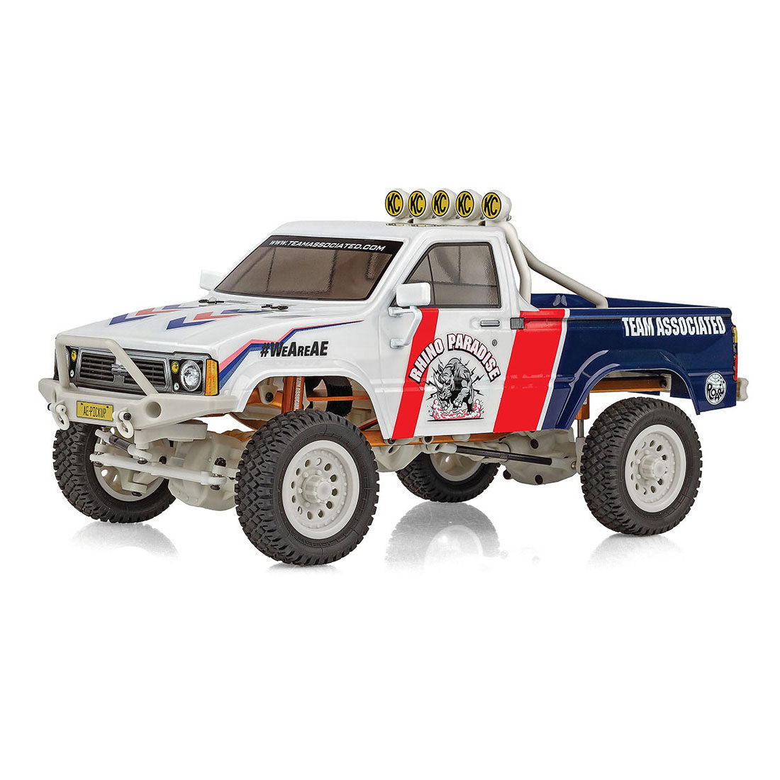 Team Associated RC10 4X4 Pickup Truck Kit (40015) – 1/12 Scale 4WD Trail Truck