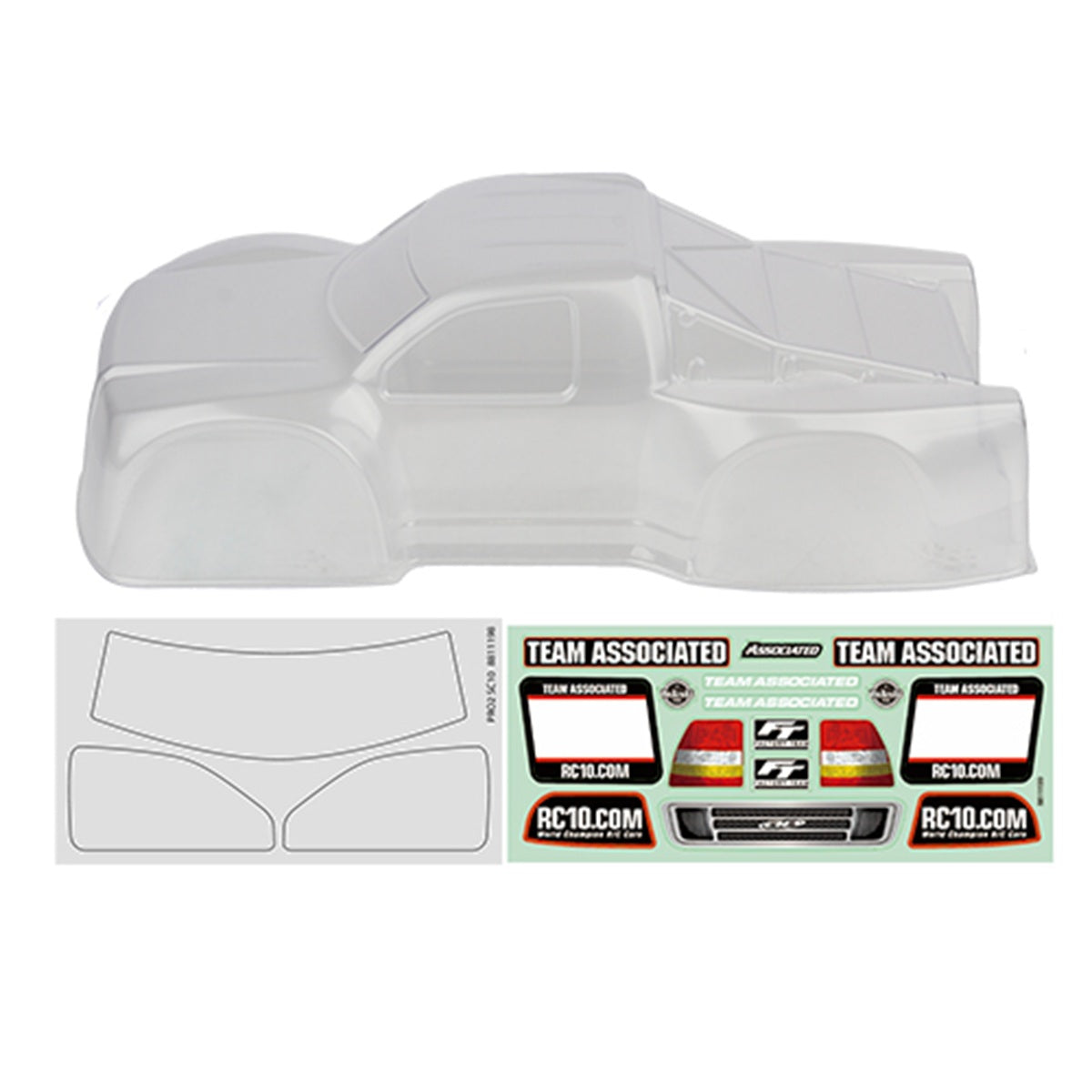 Team Associated Pro2 SC10 SWB Contender Clear Short Course Body