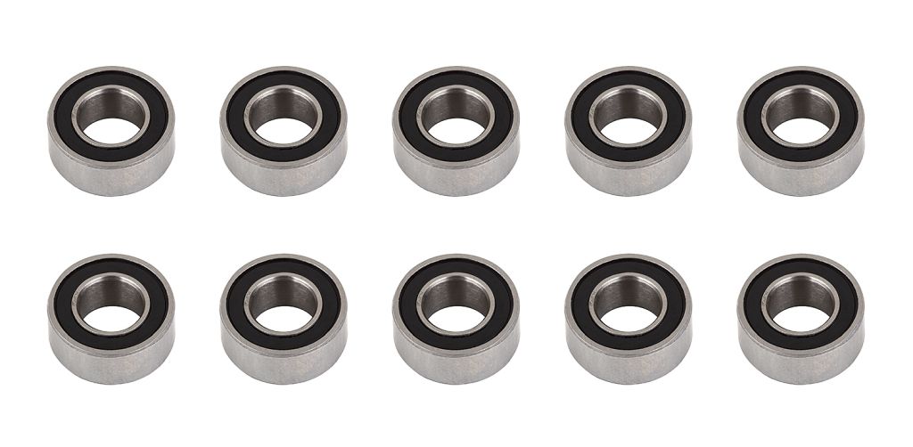 Team Associated Clutch Bearings, 5x10x4mm, rubber sealed 81666