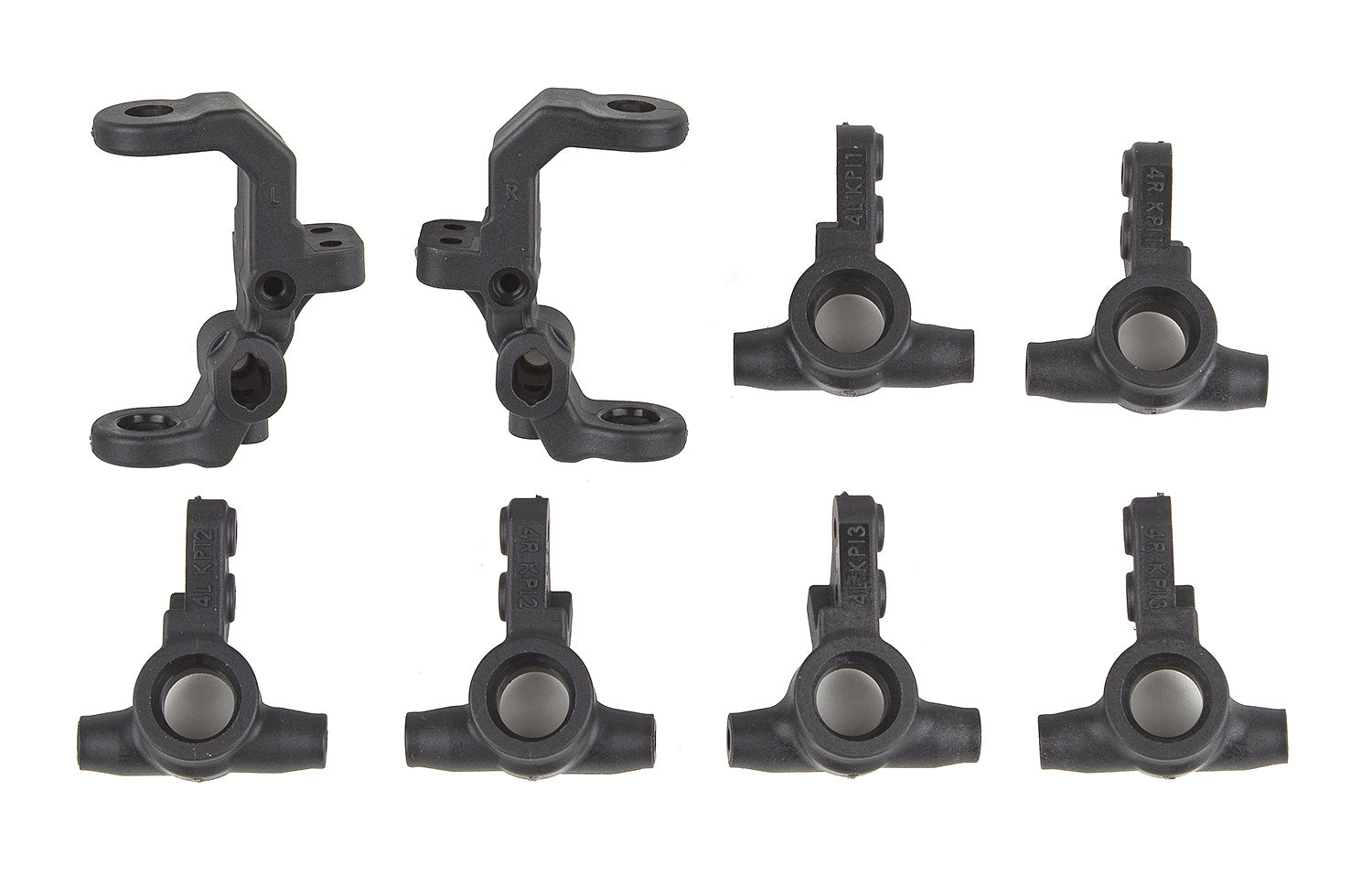 Team Associated RC10B7 Factory Team Carbon Caster and Steering Blocks