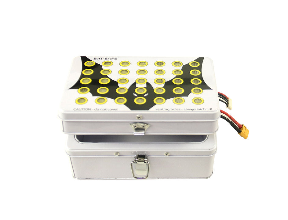 Bat-Safe Mini LiPo Battery Charging Safe Box - Compact Fire-Resistant Storage