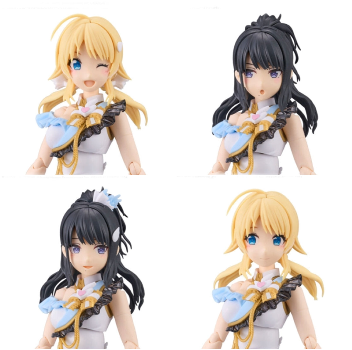 Bandai 30MS Option Hair Style & Face Parts Set (Hiori Kazano / Meguru Hachimiya)
