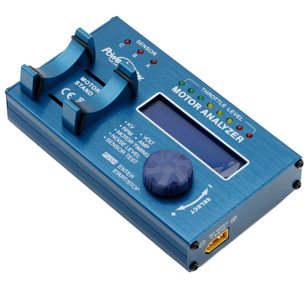 Powerhobby BMA01 Brushless Motor Analyzer — Sensored & Sensorless RPM / kV / Voltage Checker