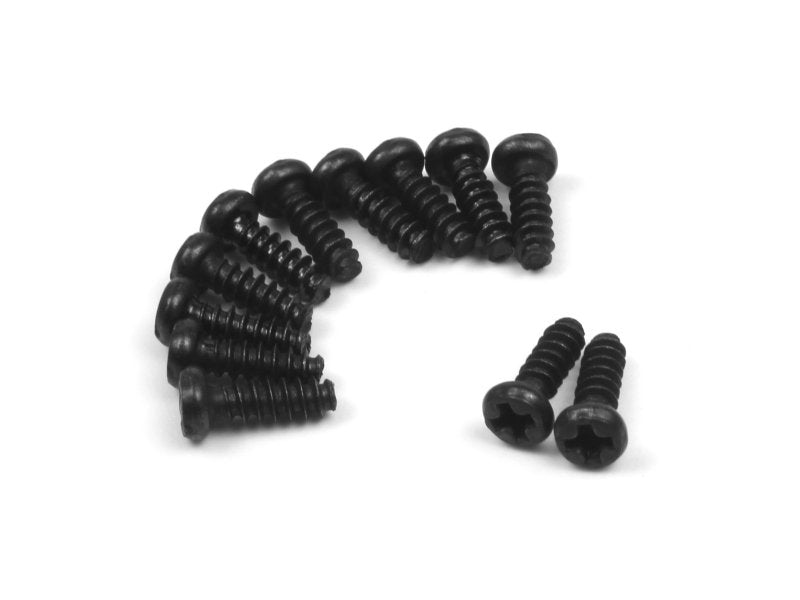 BlackZon Pan Head Self Tapping Screws PBHO2.6x8mm (12pcs)
