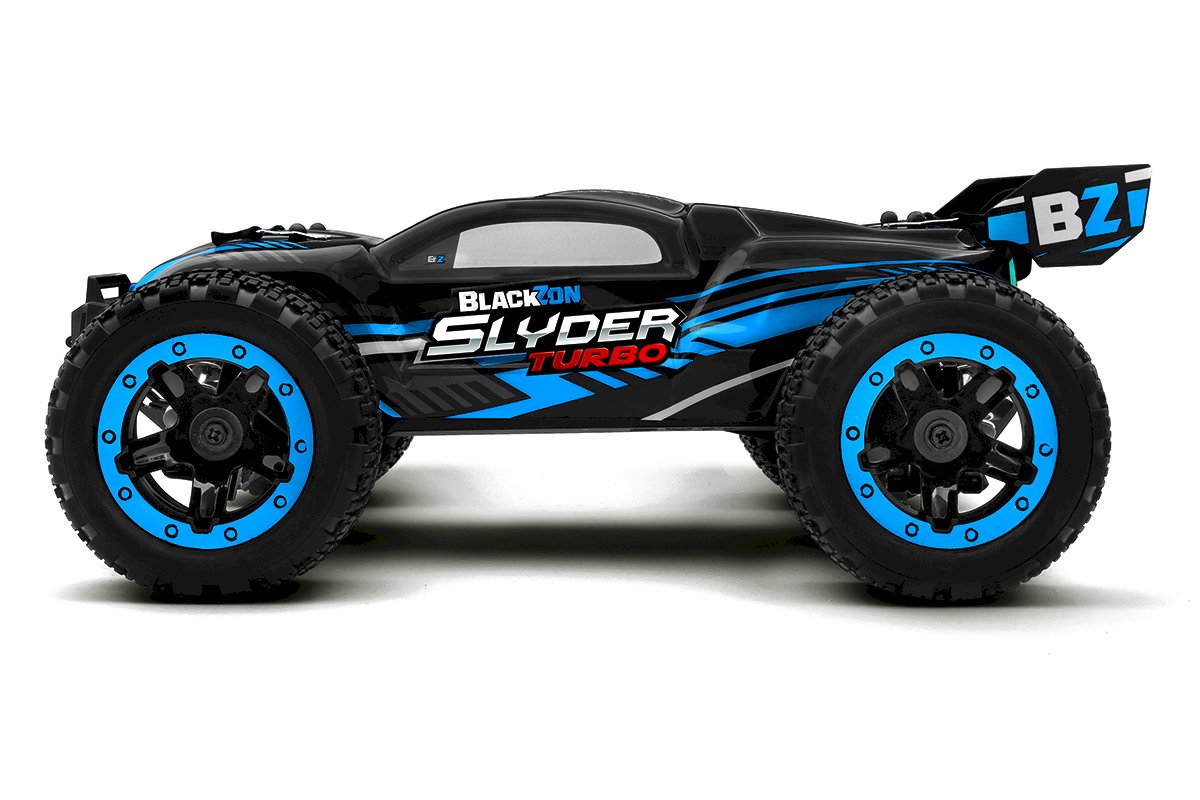 BlackZon Slyder ST Turbo 1/16 4WD RTR 2S Brushless Stadium Truck - Blue