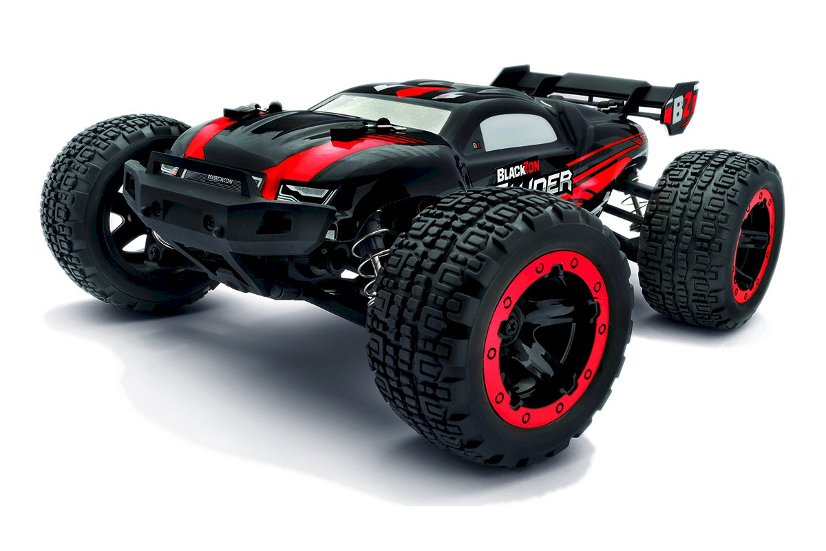 BlackZon Slyder ST Turbo 1/16 4WD RTR 2S Brushless Stadium Truck – Red (540217)