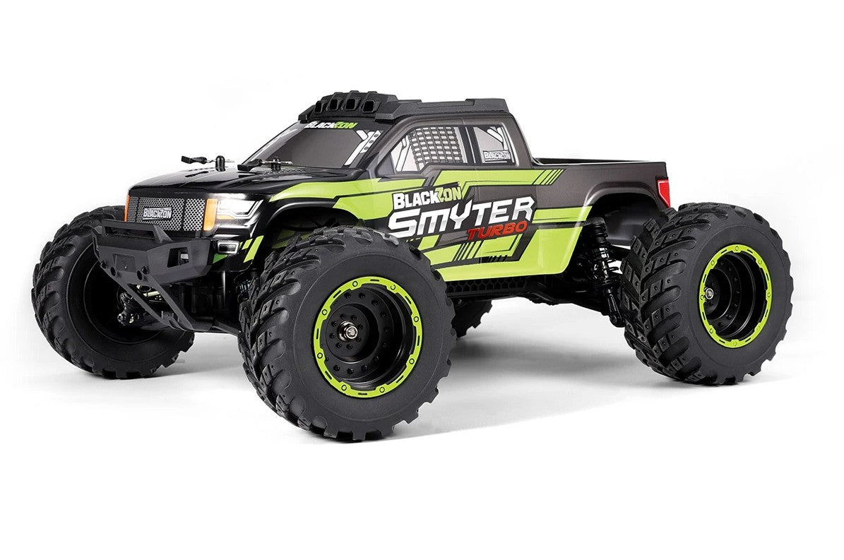 BlackZon Smyter MT Turbo 1/12 4WD RTR 3S Brushless Monster Truck - Green 540251