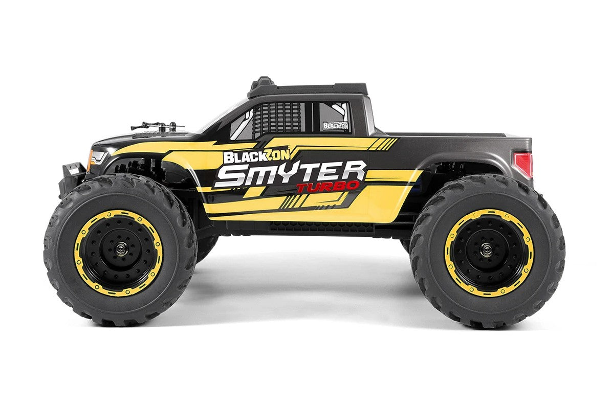 BlackZon Smyter MT Turbo 1/12 4WD RTR 3S Brushless Monster Truck - Yellow 540253