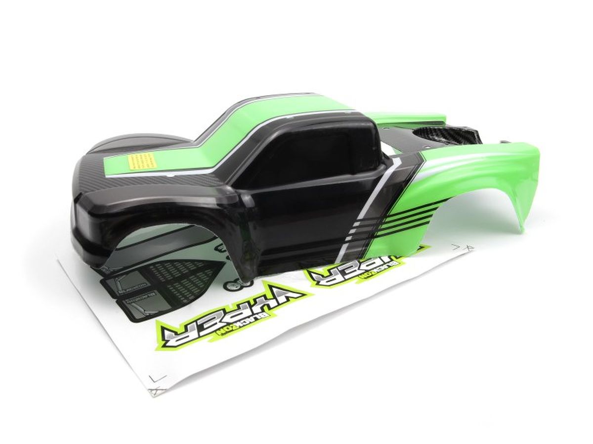 BlackZon Vyper SC Pre-Painted Body Shell - Green - 540277