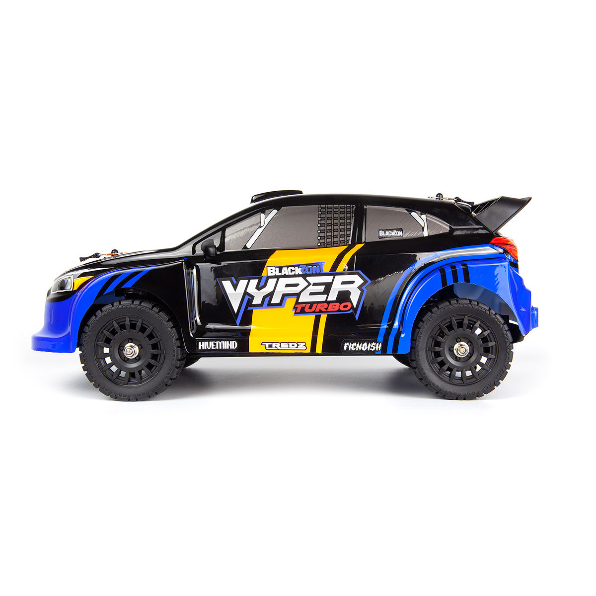 BlackZon Vyper RX Turbo 1/16 4WD 2S Brushless RTR Rally Car Blue Orange
