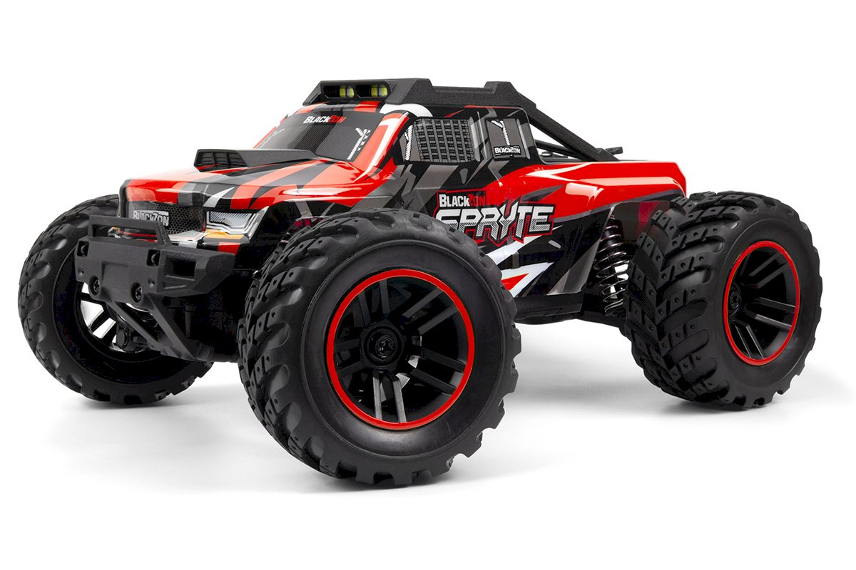 BlackZon Spryte MT 1/20 4WD Electric Monster Truck - Red 540302