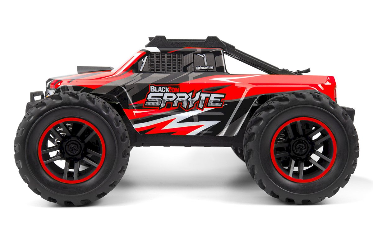 BlackZon Spryte MT 1/20 4WD Electric Monster Truck - Red 540302