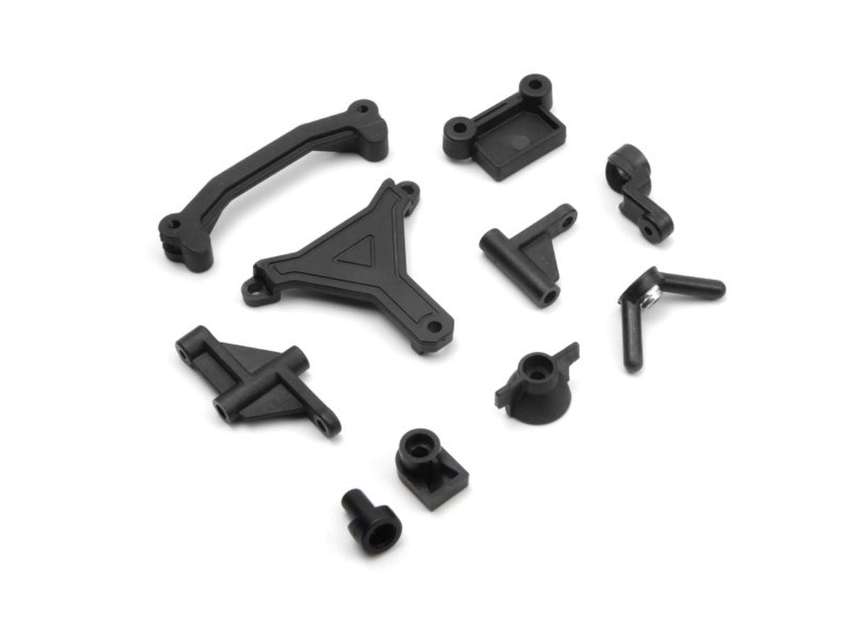 BlackZon Steering Posts, Ackerman Plate and Servo Plate Set - OEM Replacement - 540426