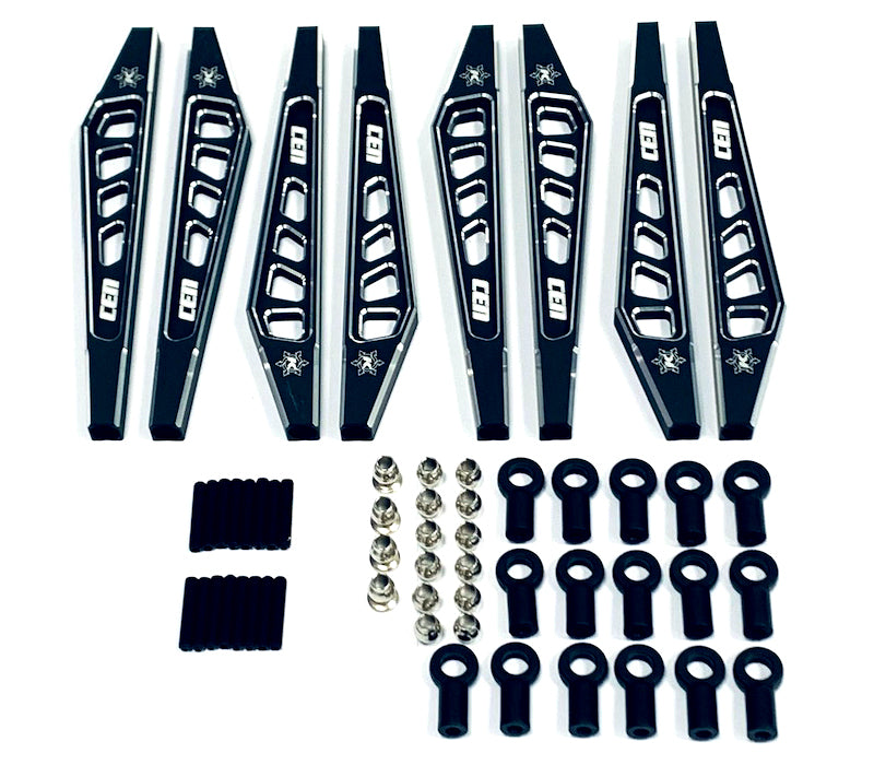 CEN Racing KAOS Suspension Linkage Set for F250 chassis black anodized CNC aluminum 8pcs CEGCKD0380