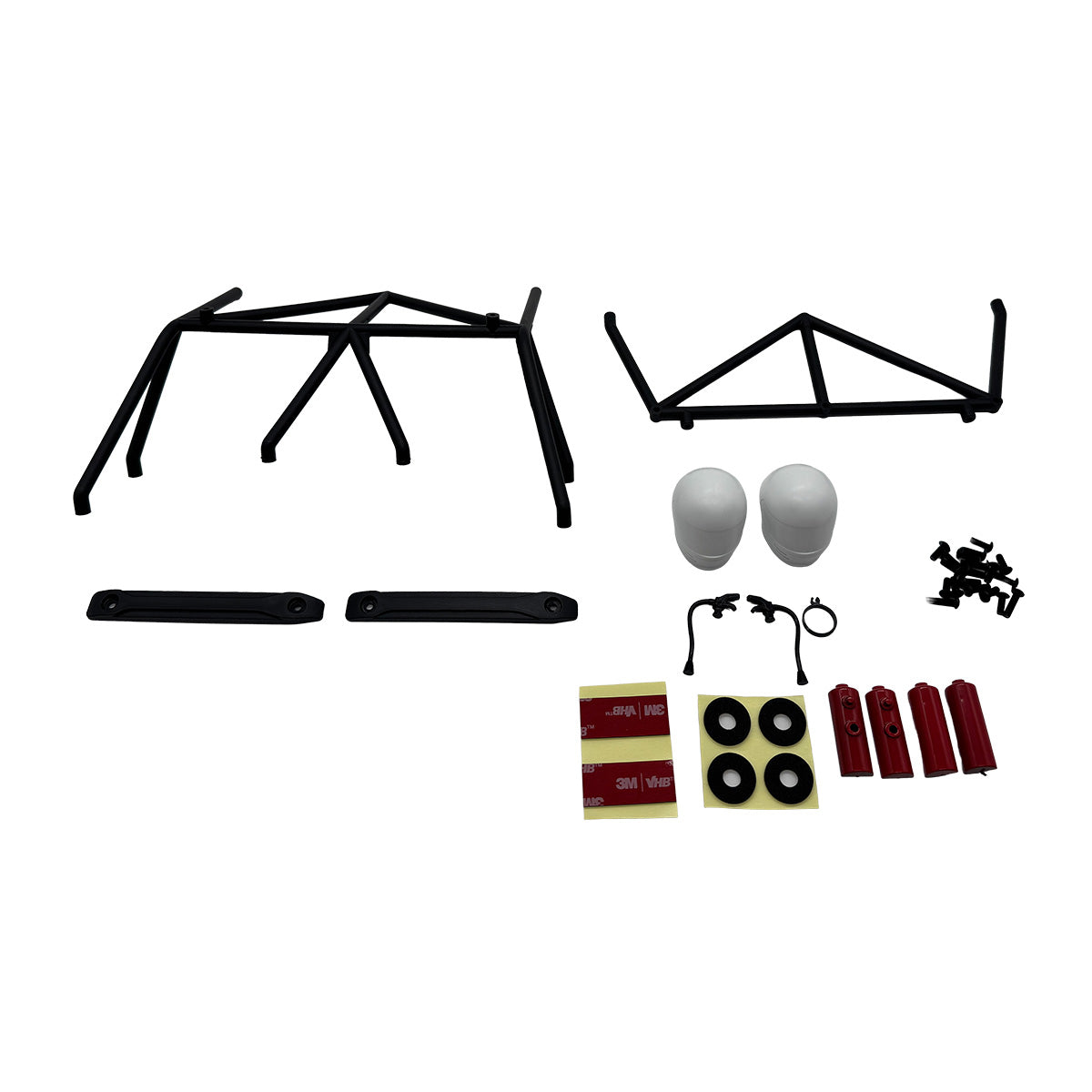 CEN Racing 1/10 Matte Black Short Course Truck Body Shell (w/ Interior