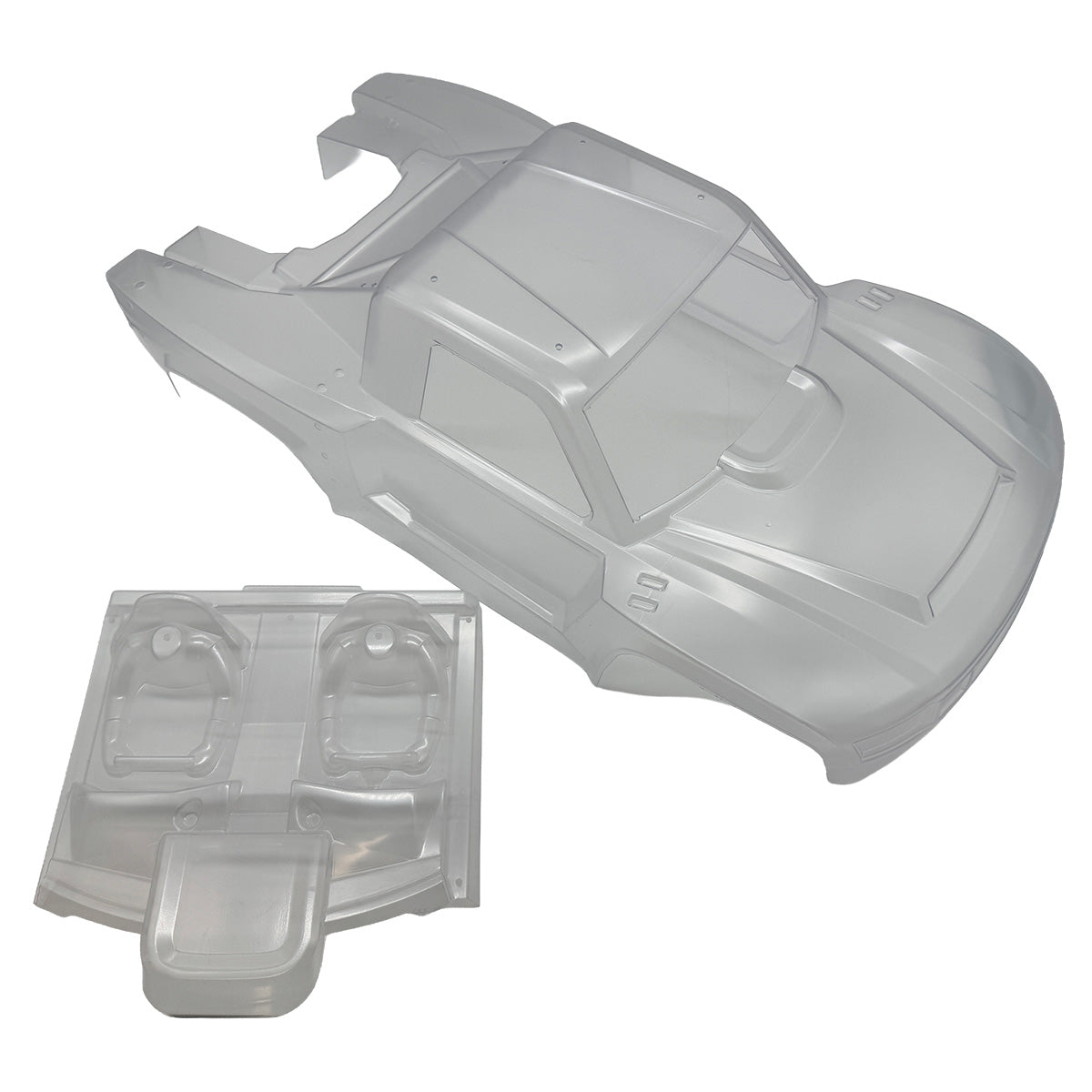 CEN Racing 1/10 Clear Short Course Truck Body Shell (w/ Interior