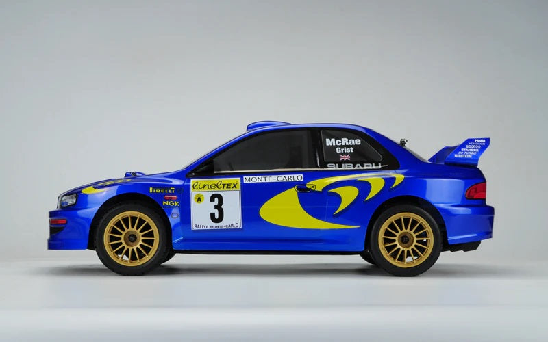 Carisma M48S Subaru WRC 1997 Painted Body Set 1/8 Scale Rally
