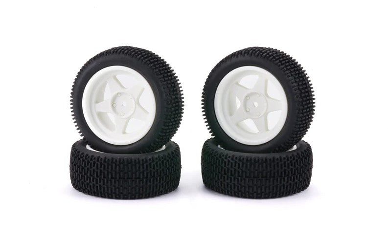 Carisma M48S Dirt Spec Tire Set Mounted on 5 Spoke Wheel 16595