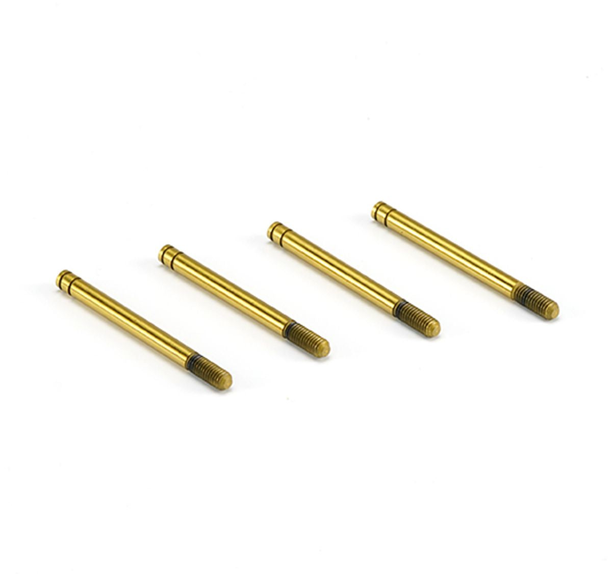 Carisma Mini 4XS TiN Coated Shock Shaft Set - 1/14 Scale Upgrade